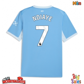 Manchester City Iliman Ndiaye #7 Replica Home Stadium Shirt 2026-27 Short Sleeve
